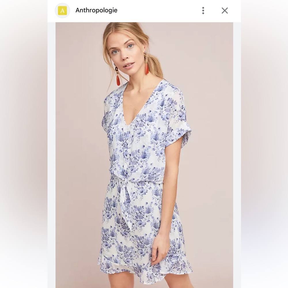 Anthropologie Cloth and Stone Vivian Tunic Dress Size M
